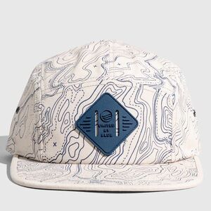 United by Blue Organic 5-Panel Hat - topo pattern